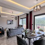 With Private Pool And Sea View In Goecek, Villa Fethiye
