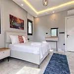 With Private Pool And Sea View In Goecek,
