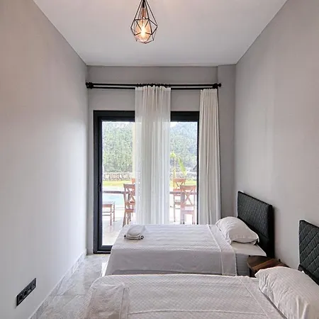 With Private Pool And Sea View In Goecek, * Fethiye