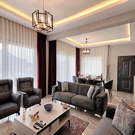 Villa With Private Pool And Sea View In Goecek, Fethiye