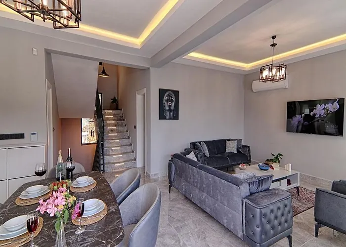 Вилла With Private Pool And Sea View In Goecek, *