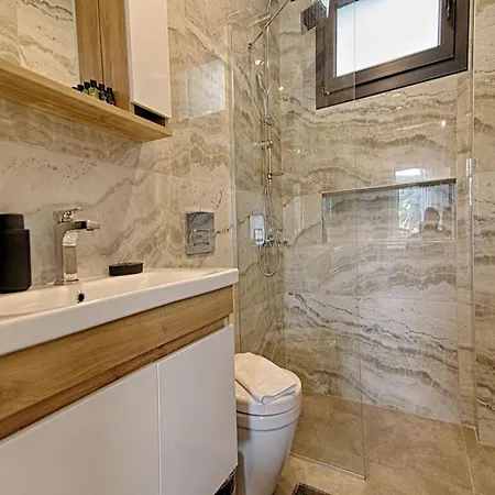 With Private Pool And Sea View In Goecek, Fethiye