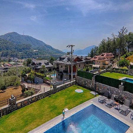 Villa With Private Pool And Sea View In Goecek,