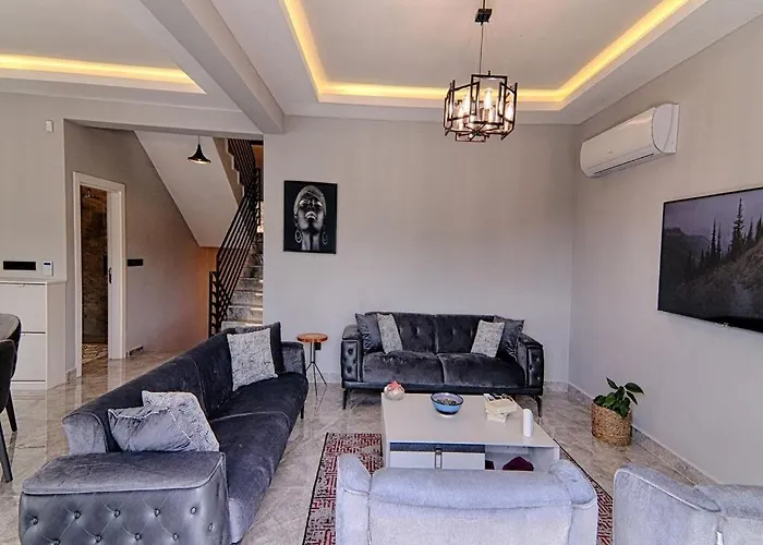 Βίλα With Private Pool And Sea View In Goecek,