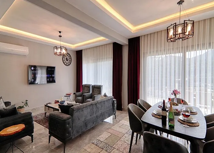 Villa With Private Pool And Sea View In Goecek, *
