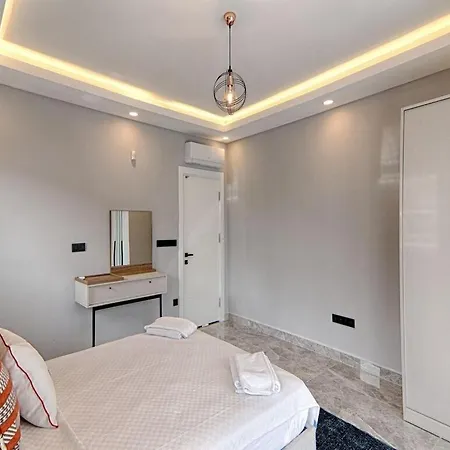 With Private Pool And Sea View In Goecek, Fethiye